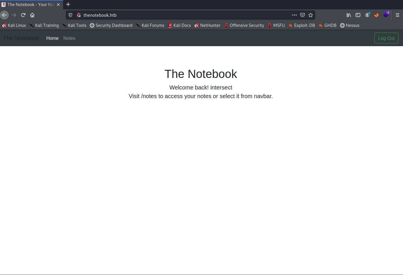 TheNotebook Welcome Back
